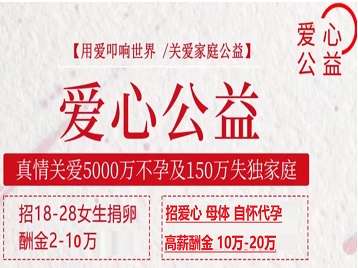 虎林捐卵助孕生子 爱心志愿者招募